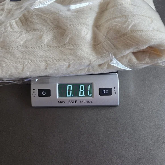 Polo Ralph Lauren Womens Cable Wool Cashmere Crew Neck Sweater Size XL NWT $228 - Picture 10 of 10